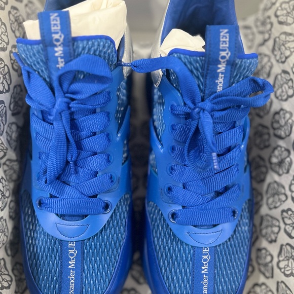 Alexander McQueen Blue Sneakers - Picture 10 of 12